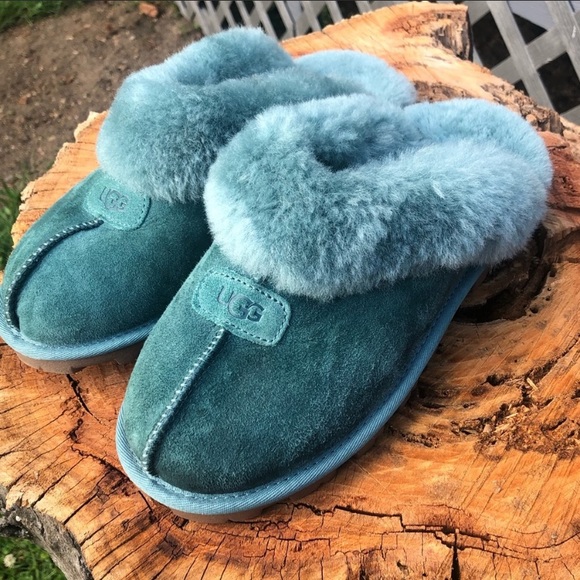 teal ugg slippers